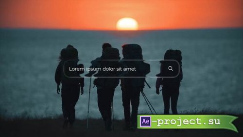 Videohive - Liquid Glass Search Bar Titles | AE - 60456615 - Project for After Effects