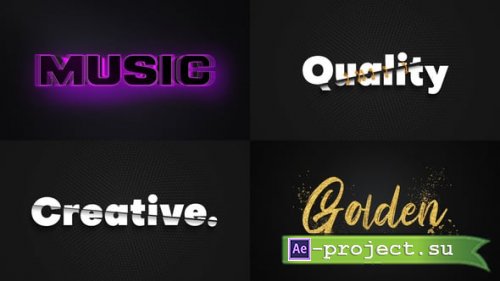 Videohive - Text Effect - Artistic Style 01 - 60458444 - Project for After Effects