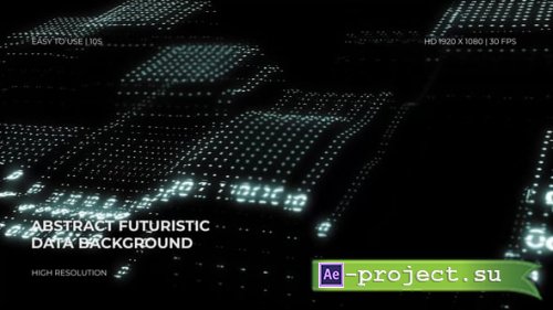 Videohive - Abstract Futuristic Data Background - 60439548 - Project for After Effects