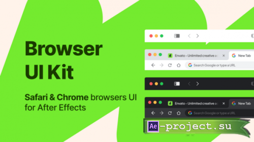 Videohive - Browser UI kit - 60460593 - Project for After Effects