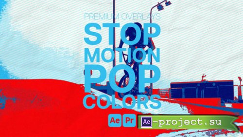 Videohive - Premium Overlays Stop Motion Pop Colors - 60466708 - Project for After Effects