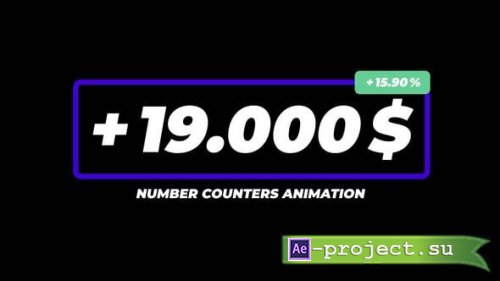 Videohive - Number Counter Animation - 60420299 - Project for After Effects