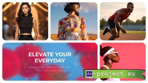 Videohive - Multiscreen Opener with Glass Effect - 60480834 - Project for After Effects