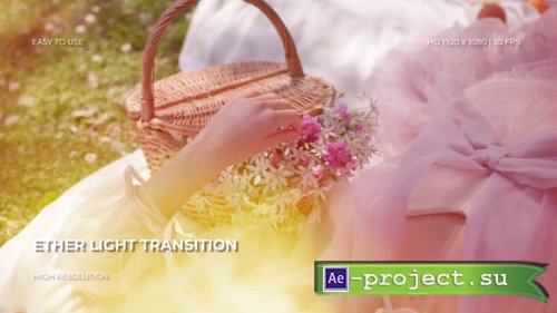Videohive - Ether Light Transition - 60480964 - Project for After Effects