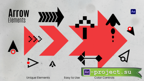 Videohive - Arrow Elements - 60479233 - Project for After Effects