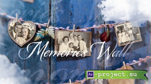 Videohive - Memories Wall Cinematic Slideshow Intro - 60395052 - Project for After Effects