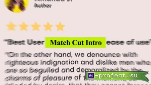 Videohive - Horizontal Match Cut - 60470990 - Project for After Effects