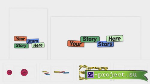 Videohive - Pop Typography Kit - 60462011 - Project for After Effects