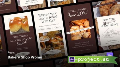 Videohive - Reels - Bakery Shop Promo After Effects Project Files - 60377041