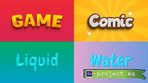 Videohive - Text Effect - Kid Style 01 - 60481772 - Project for After Effects