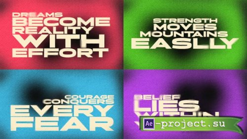 Videohive - Noise Text Transitions - 60482133 - Project for After Effects