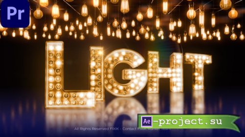 Videohive - Lights Typeface | MOGRT - 60515968 - Premiere Pro Templates