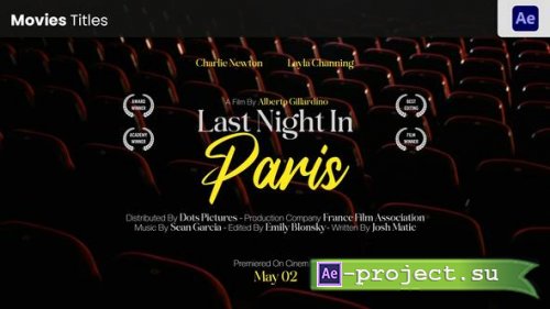 Videohive - Movie Titles | V2 - 58816220 - Project for After Effects