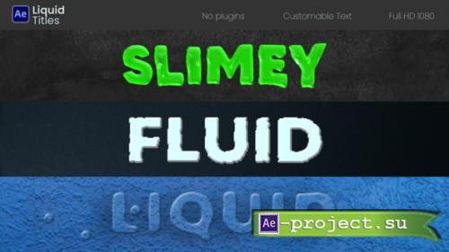 Videohive - Liquid Titels - 59709179 - Project for After Effects