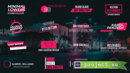 Videohive - Pushka's Lower Thirds - 59717322 - Project for After Effects