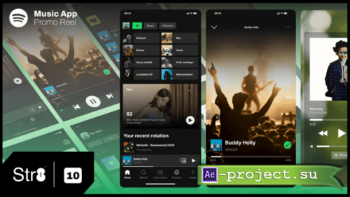Videohive - Music App Promo - 60512581 - Project for After Effects