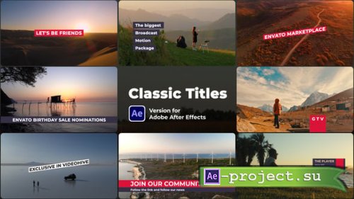 Videohive - Classic Titles - 60513818 - Project for After Effects