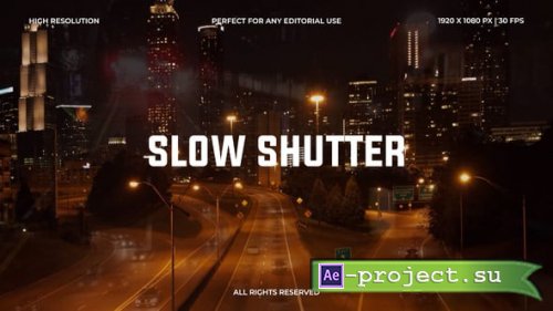 Videohive - Slow Shutter Transitions - 60513602 - Project for After Effects