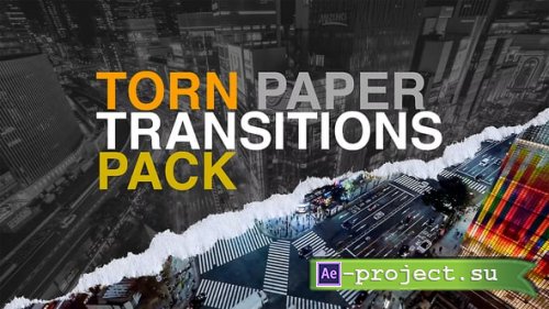 Videohive - Torn Paper Transition - 60514436 - Project for After Effects