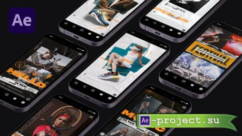 Videohive - Grunge Collage Stories - 60318180 - Project for After Effects