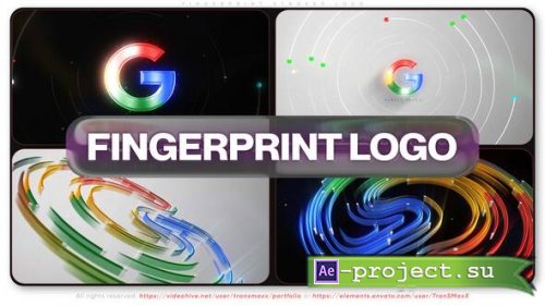 Videohive - Fingerprint Strokes Logo - 60516758 - Project for After Effects