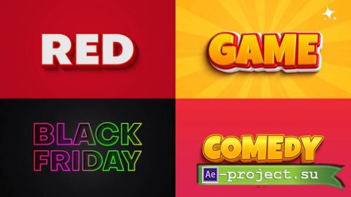 Videohive - Text Effect 01 - 60516748 - Project for After Effects