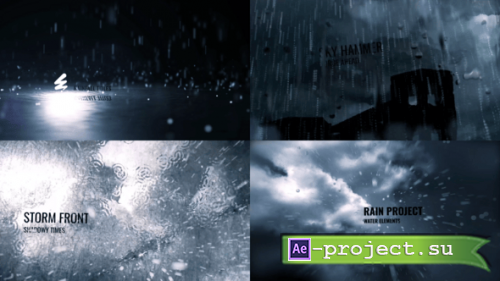 Videohive - Heavy Rain Pack Title for After Effects - 60469486 - Project for After Effects