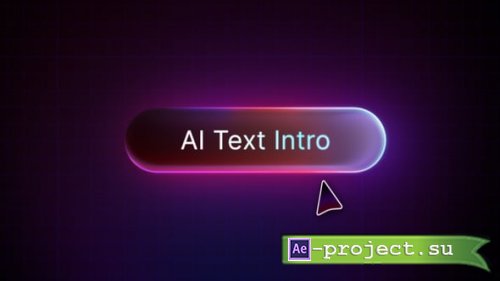 Videohive - AI Text Intro - 60530013 - Project for After Effects