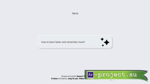 Videohive - Search Titles | After Effects - 60531029 - Project for After Effects