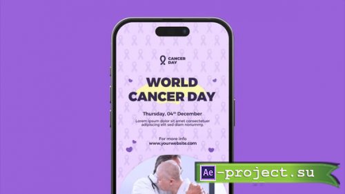 Videohive - Cancer Day Vertical Promo - 60531551 - Project for After Effects