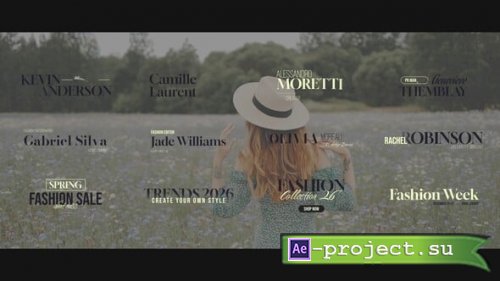 Videohive - Fashion Lower Thirds - 60531261 - Project for After Effects