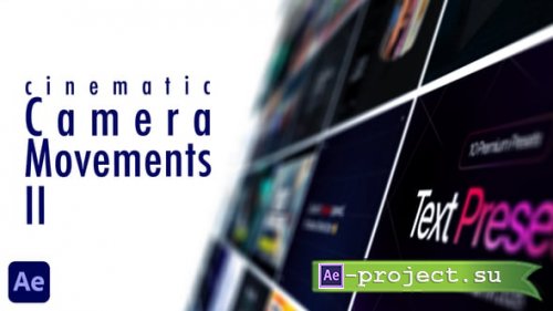 Videohive - Cinematic Camera Movements 2 - 60533241 - Project for After Effects