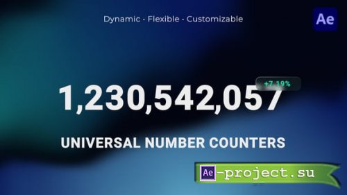 Videohive - Universal Number Counters - 60543604 - Project for After Effects