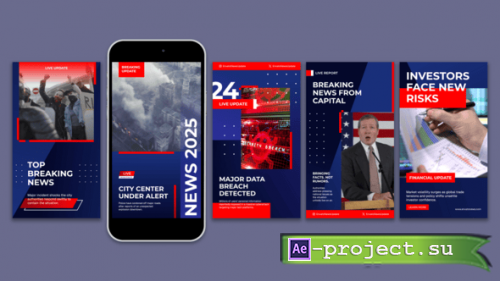 Videohive - News Instagram Story - 60543964 - Project for After Effects