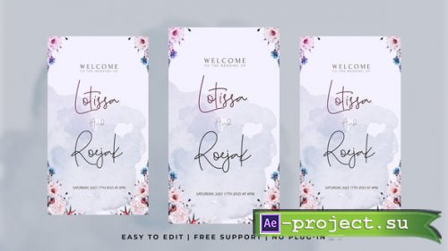 Videohive - Vertical Wedding Intro - 60545876 - Project for After Effects