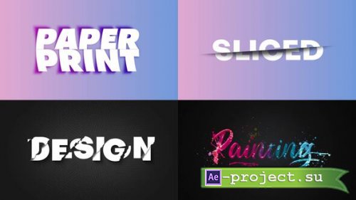 Videohive - Text Effect - Artistic Style 02 - 60555199 - Project for After Effects