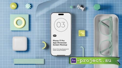 Videohive - Phone 17 Pro App Showcase Screen Mockup - 60515944 - Project for After Effects