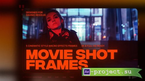 Videohive - Movie Shot Frames | DR - 60428880 - DaVinci Resolve Templates