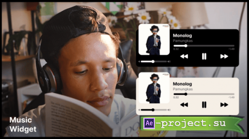 Videohive - Music Widget - 60543841 - Project for After Effects