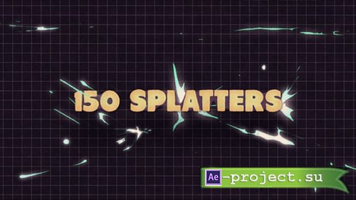 Videohive - 150 Splatter Animations + Opener - 10321894 - Project for After Effects