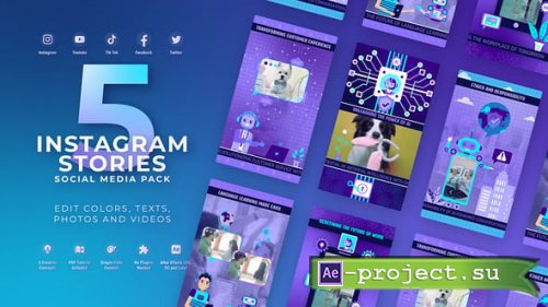 Videohive - AI Chatbot Vertical Reel  Artificial Intelligence Agent AI Promo - 60550950