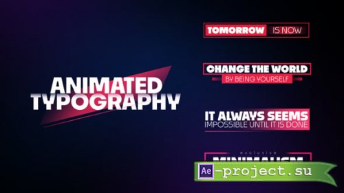 Videohive - Animated Titles - 60573958 - Project for After Effects