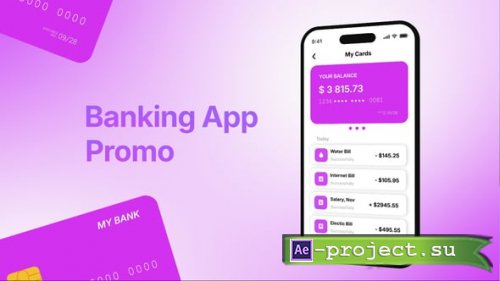 Videohive - Banking App Promo - 60578029 - Project for After Effects