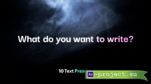 Videohive - Text Animation - 60546337 - Project for After Effects