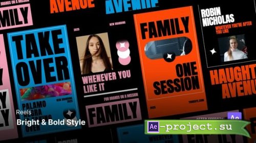 Videohive - Reels - Bright & Bold Style After Effects Project Files - 60512606 - Project for After Effects