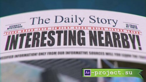 Videohive - Newspaper - 60557266 - Project for After Effects