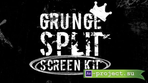 Videohive - Grunge Split Screen Kit - 60587534 - Project for After Effects