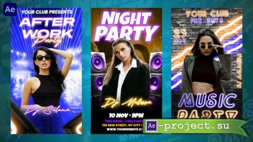 Videohive - Party Night Instagram Reels - 60588891 - Project for After Effects