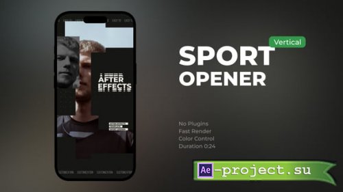 Videohive - Vertical Sport Opener - 60600771 - Project for After Effects