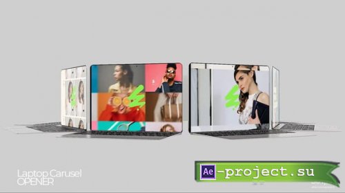 Videohive - Laptop Carousel Opener - 60610013 - Project for After Effects